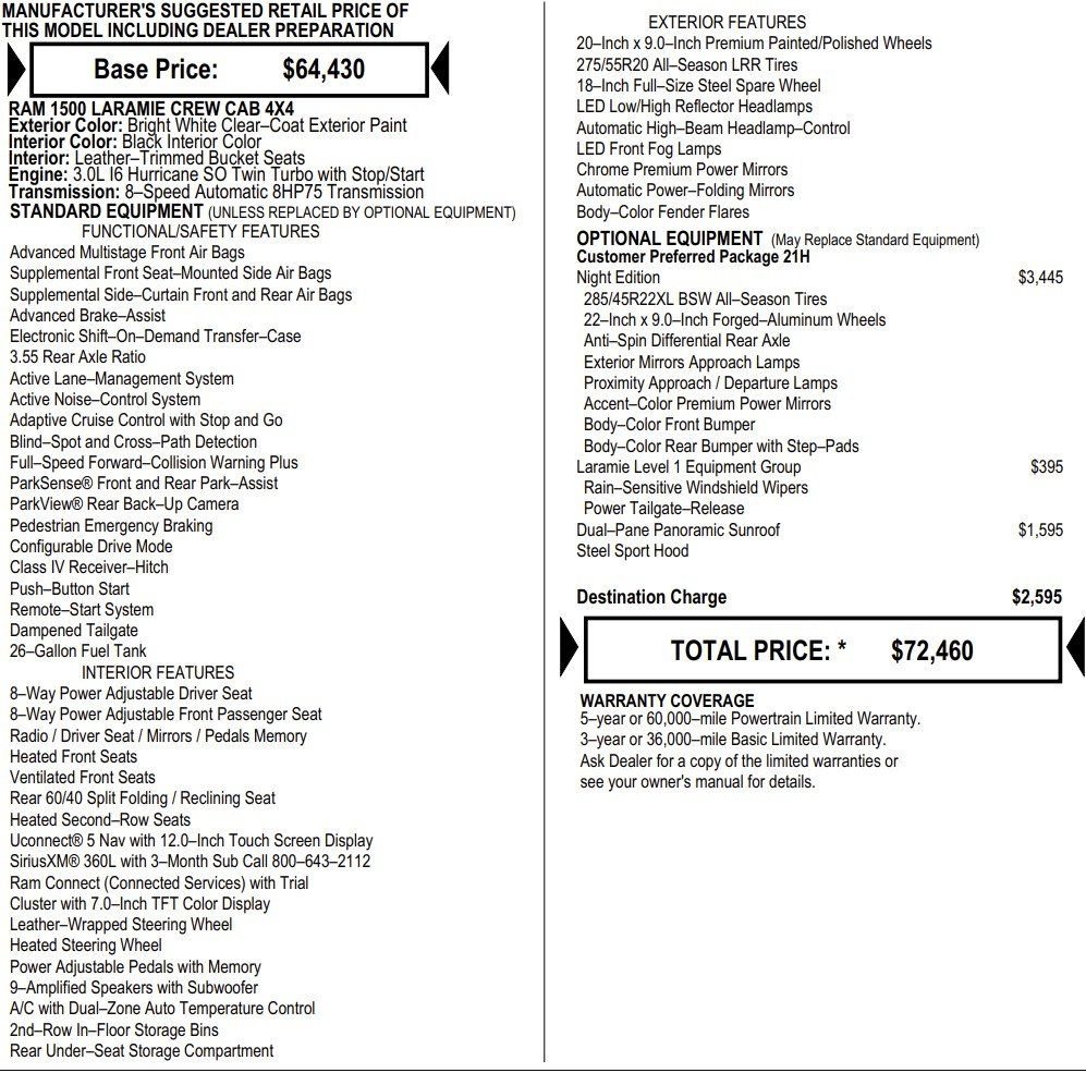 New 2026 RAM 1500 Laramie w/ Night Edition AWD/4WD image 2