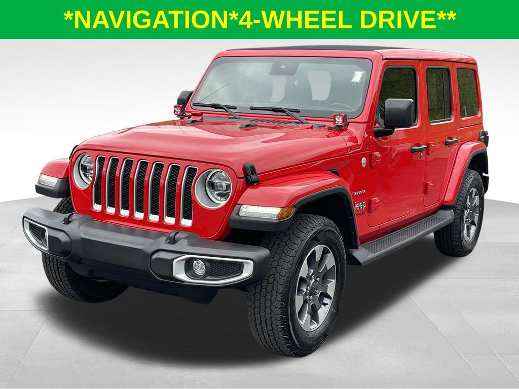 Used 2022 Jeep Wrangler Unlimited Sahara w/ LED Lighting Group AWD/4WD image 3
