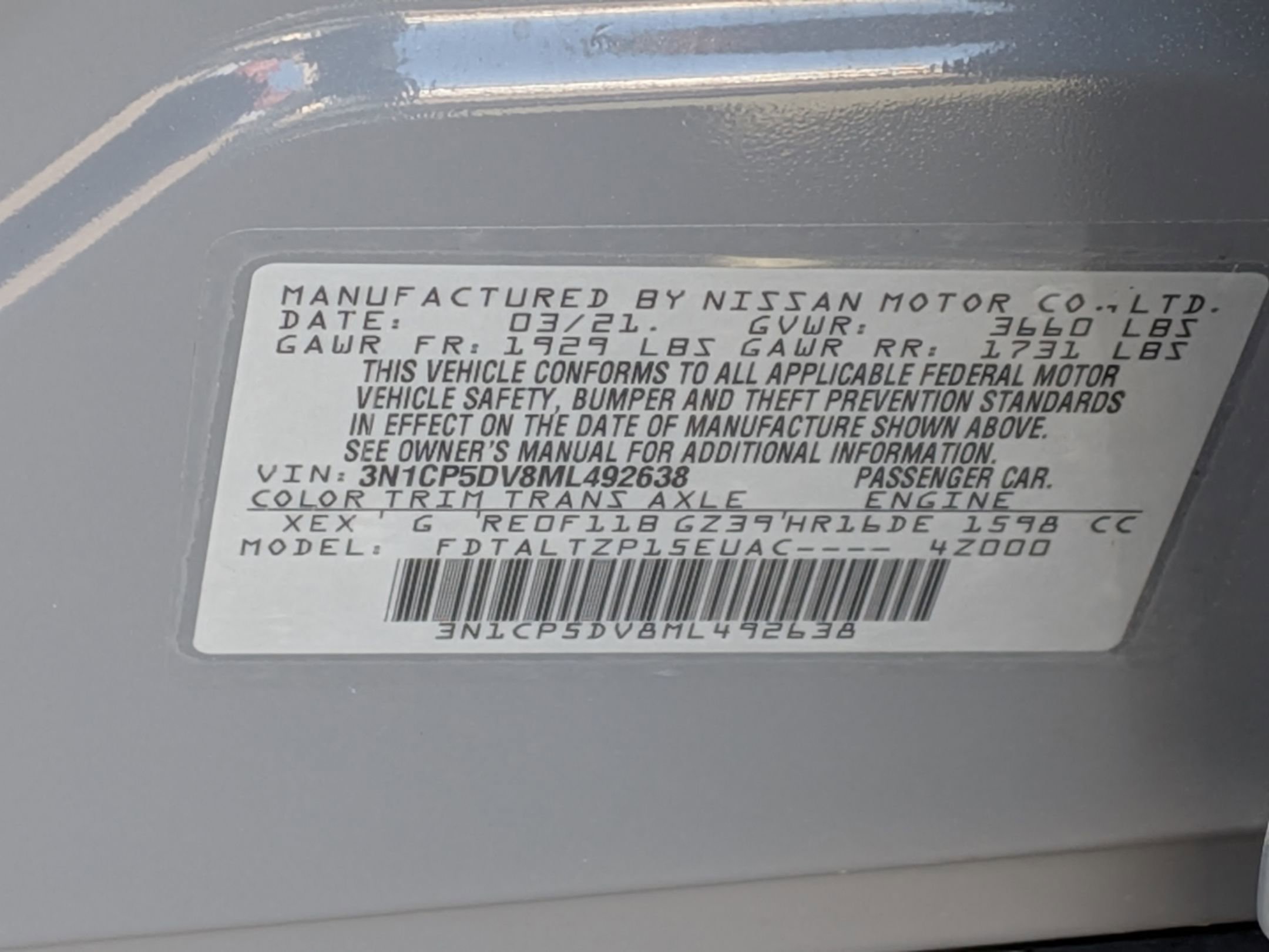 Used 2021 Nissan Kicks SR w/ Exterior Package image 37