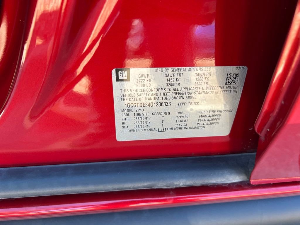 Used 2016 Chevrolet Colorado Z71 image 15