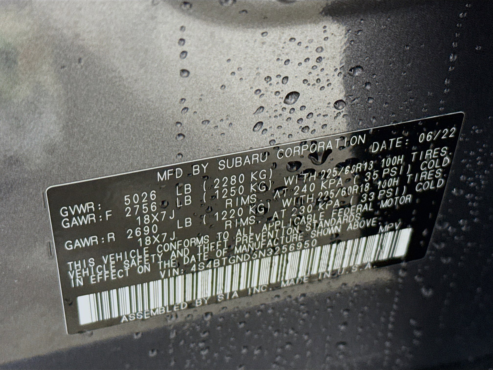 Used 2022 Subaru Outback Limited XT image 39