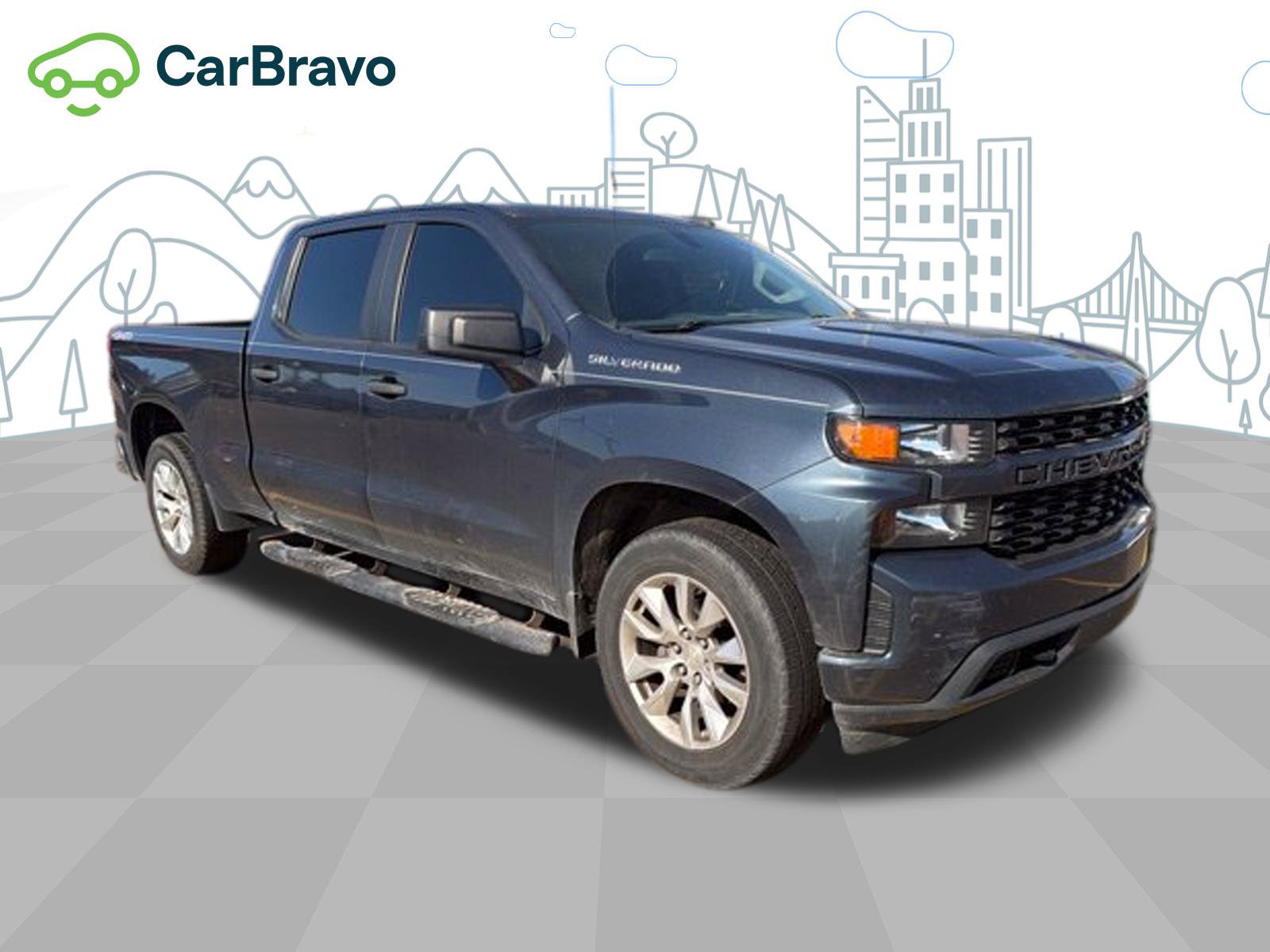 Certified 2020 Chevrolet Silverado 1500 Custom w/ Custom Value Package AWD/4WD image 1