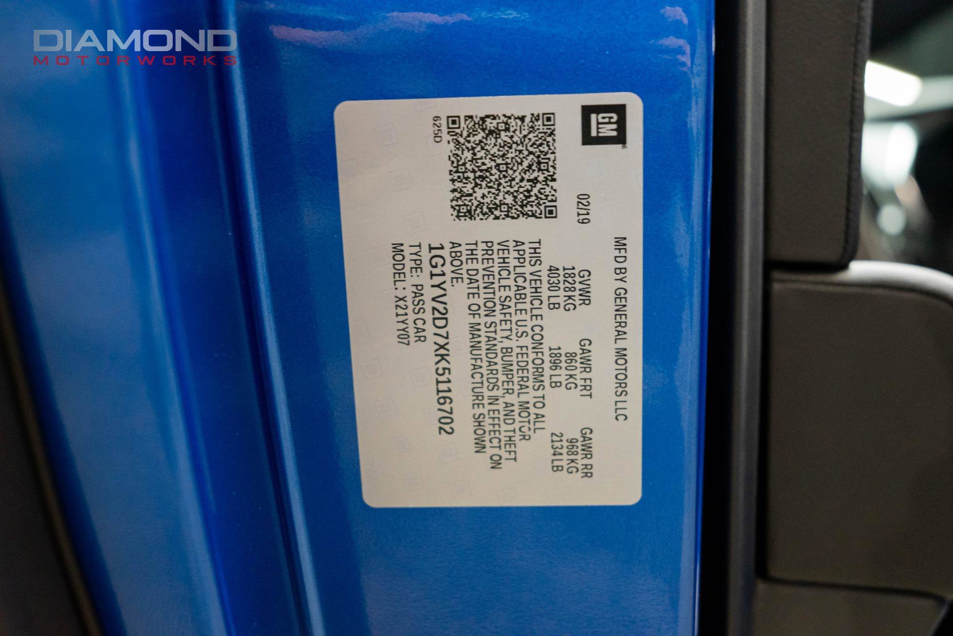 Used 2019 Chevrolet Corvette Grand Sport w/ Carbon Flash Badge Package image 79