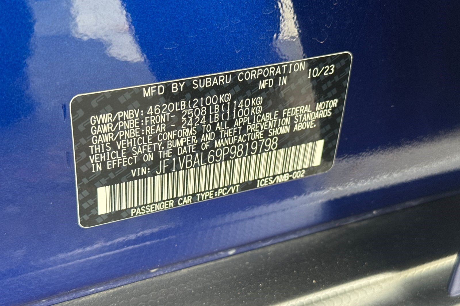 Used 2023 Subaru WRX Limited AWD/4WD image 26