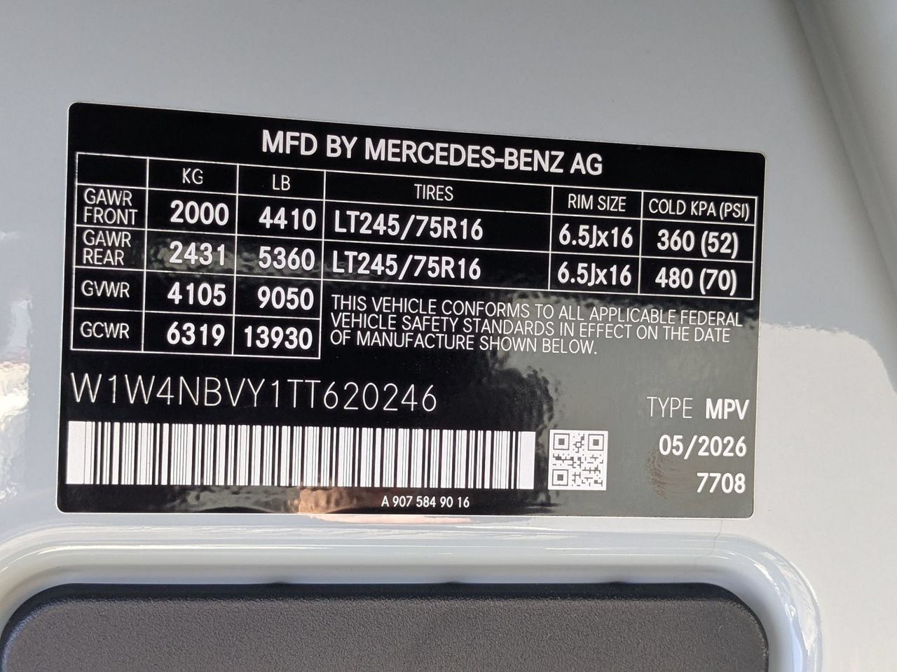 New 2026 Mercedes-Benz Sprinter 2500 image 12