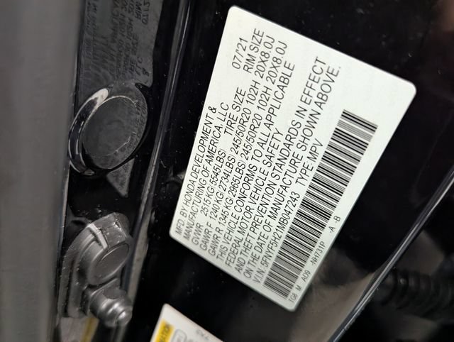 Certified 2021 Honda Pilot Special Edition image 33