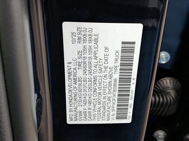 New 2026 Honda Ridgeline Sport image 17