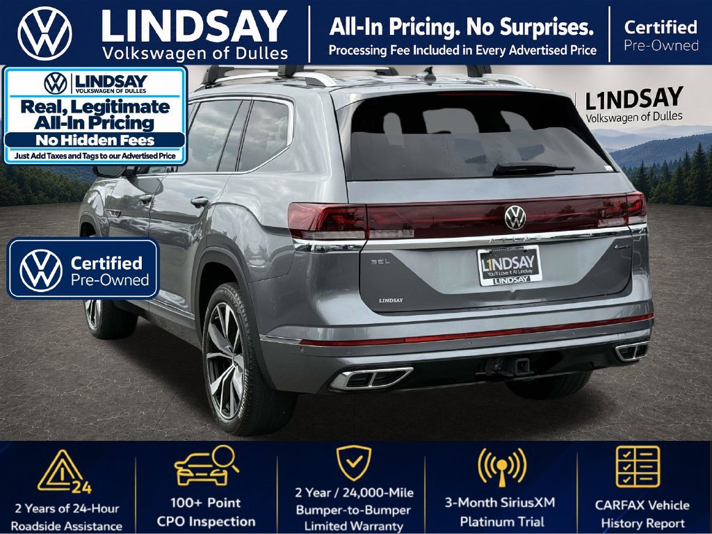 Certified 2024 Volkswagen Atlas SEL Premium R-Line AWD/4WD image 5