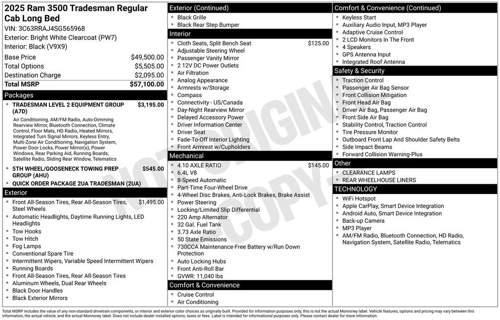 Used 2025 RAM 3500 Tradesman image 17