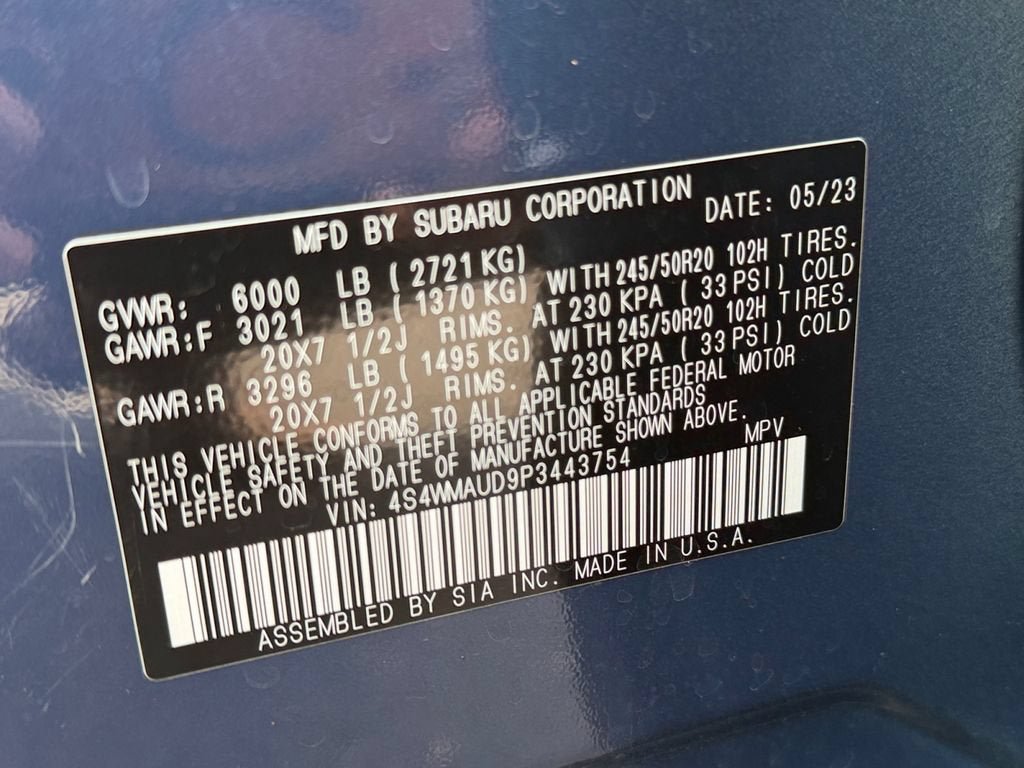 Used 2023 Subaru Ascent Limited w/ Technology Package AWD/4WD image 37