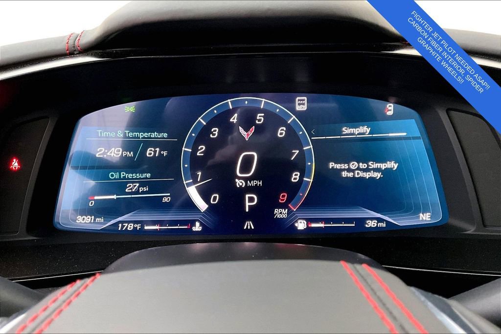 Used 2023 Chevrolet Corvette Z06 w/ Battery Protection Package image 28
