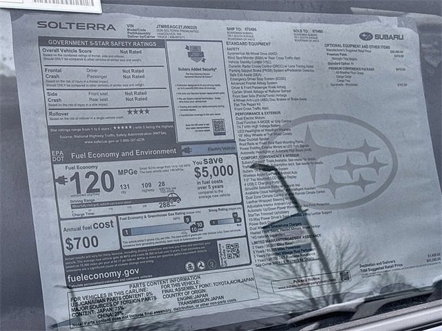 New 2026 Subaru Solterra Premium image 28