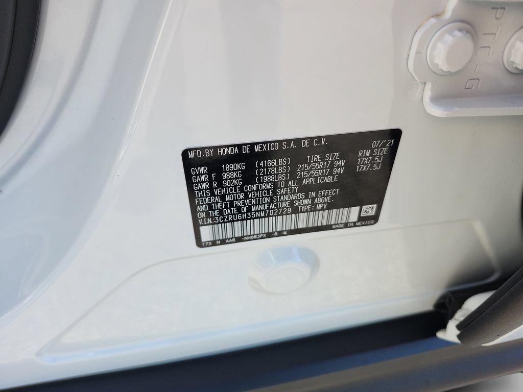 Certified 2022 Honda HR-V LX image 36