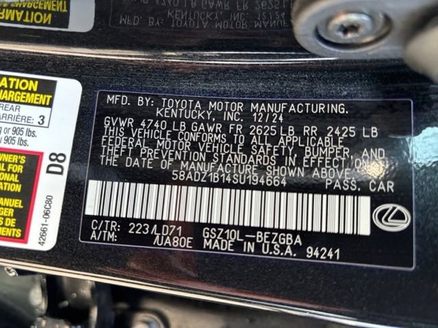 Used 2025 Lexus ES 350 w/ Premium Package image 35