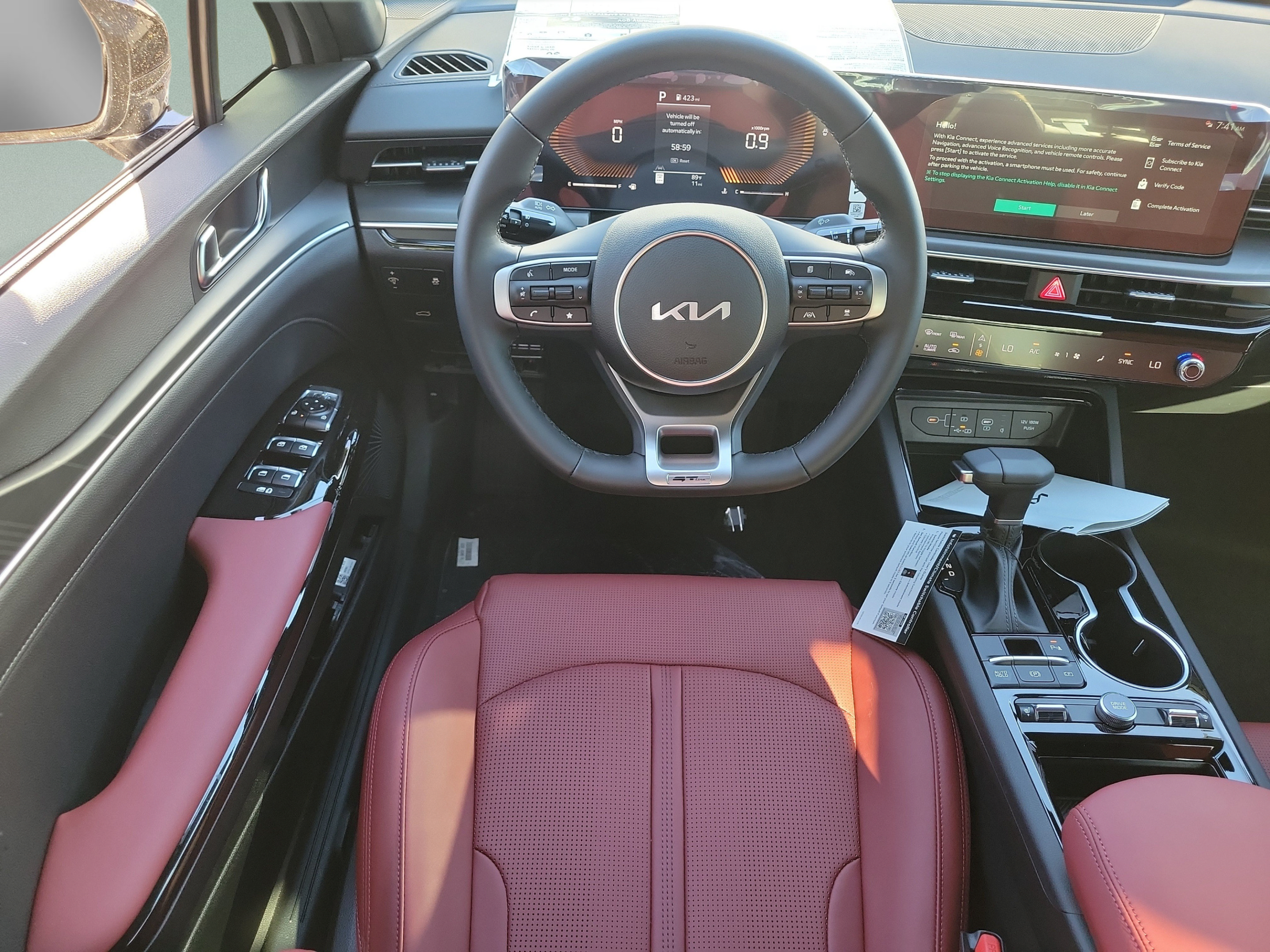 New 2026 Kia K5 GT-Line w/ GT-Line Red Interior Package FWD image 8