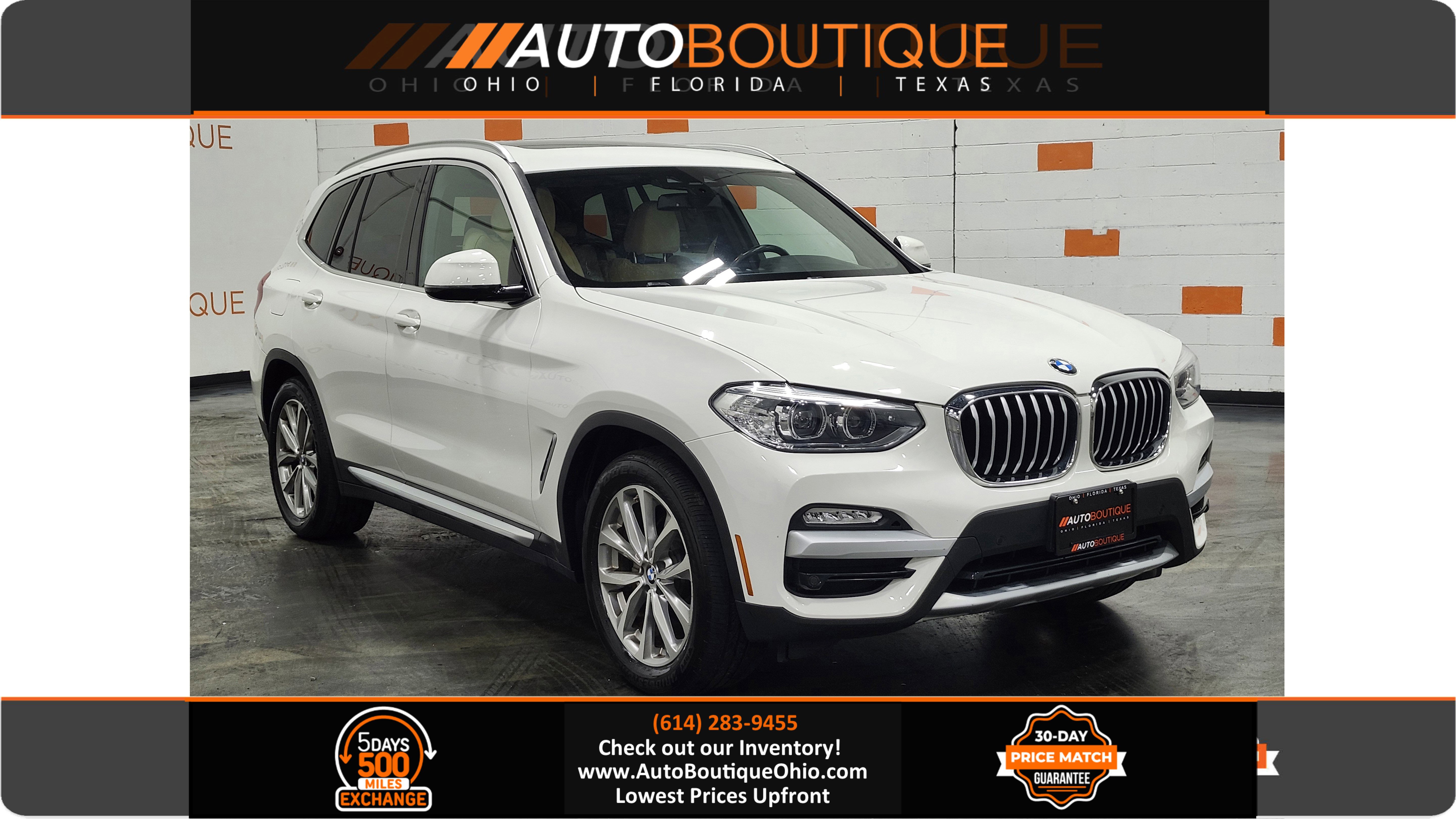 Used 2019 BMW X3 xDrive30i w/ Convenience Package