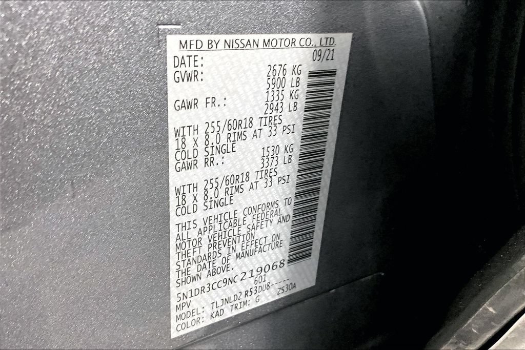 Used 2022 Nissan Pathfinder SL AWD/4WD image 33