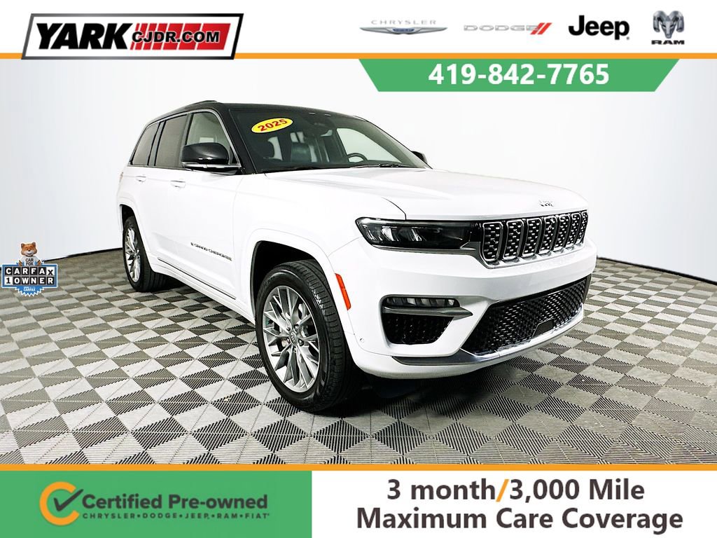 Certified 2025 Jeep Grand Cherokee Summit image 1
