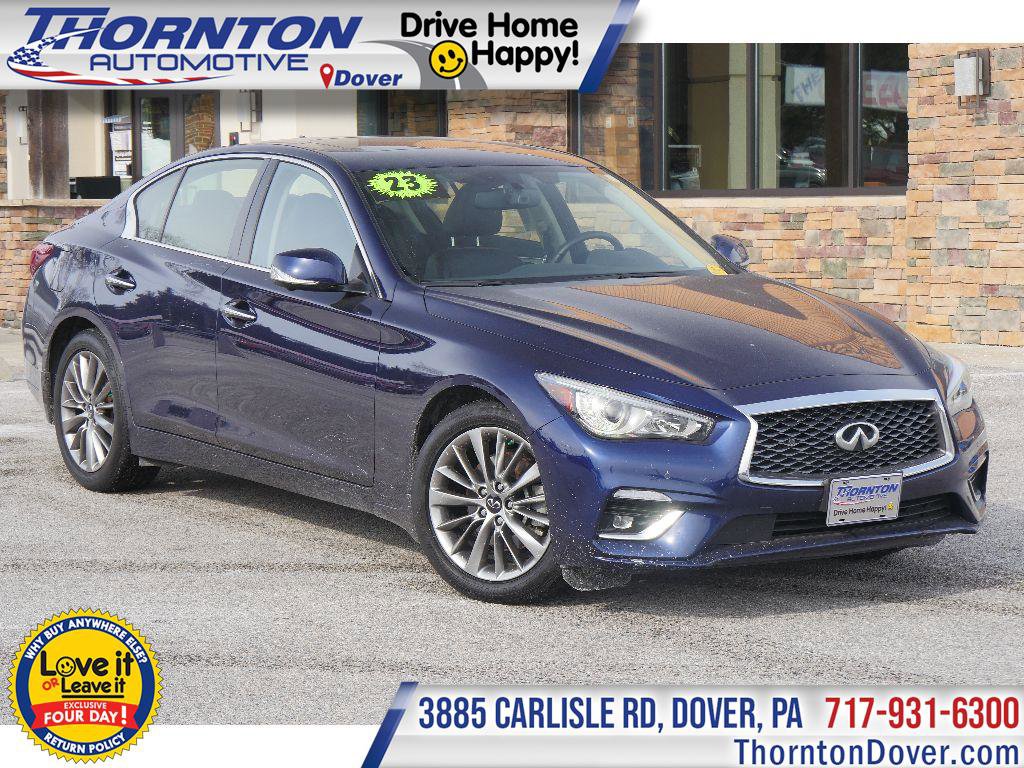Used 2023 INFINITI Q50 Luxe w/ Cargo Package image 1
