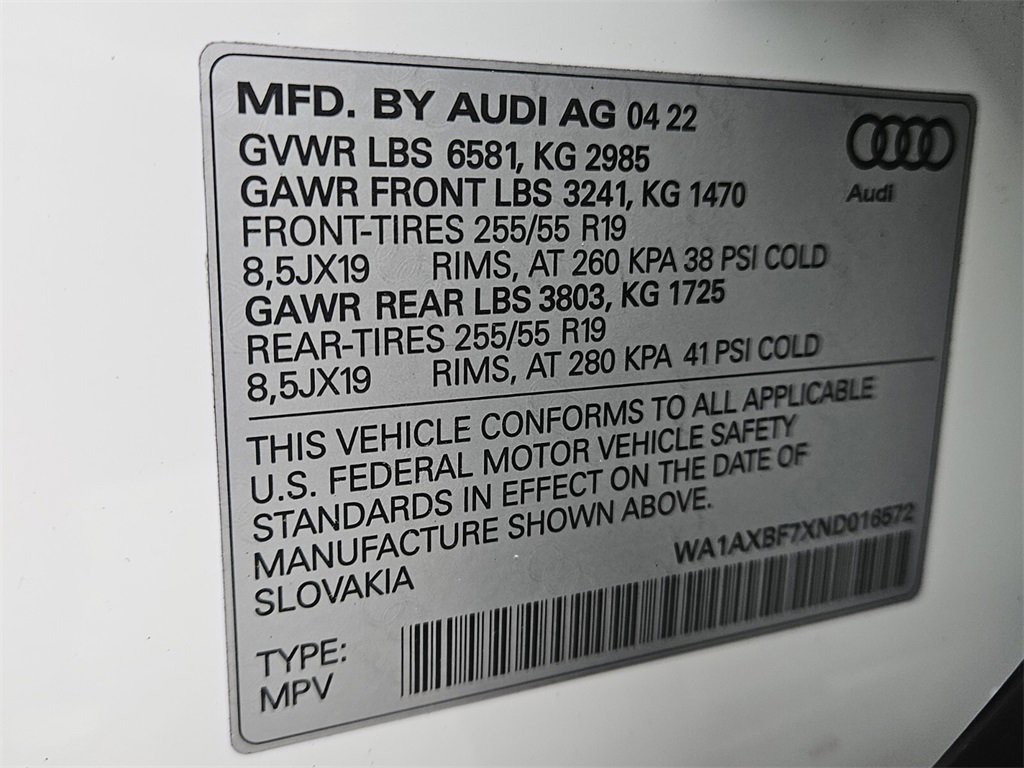 Used 2022 Audi Q7 3.0T Premium image 28