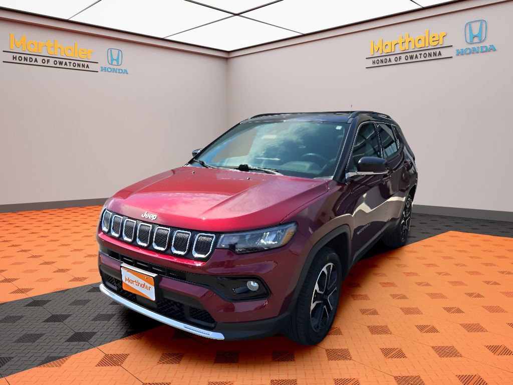 Used 2022 Jeep Compass Limited w/ Sun and Sound Group AWD/4WD image 1