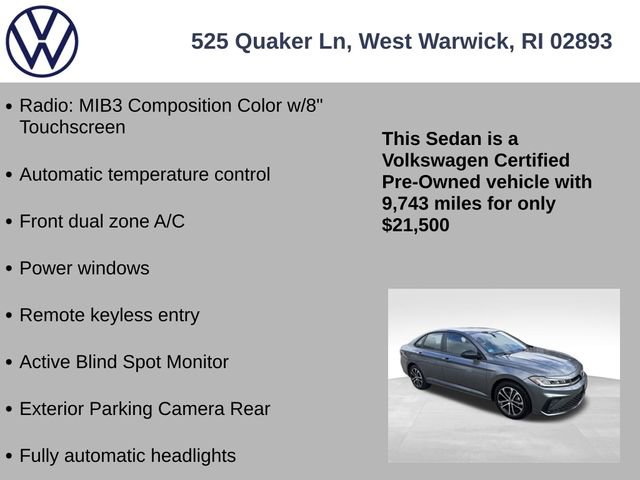 Certified 2025 Volkswagen Jetta Sport image 7