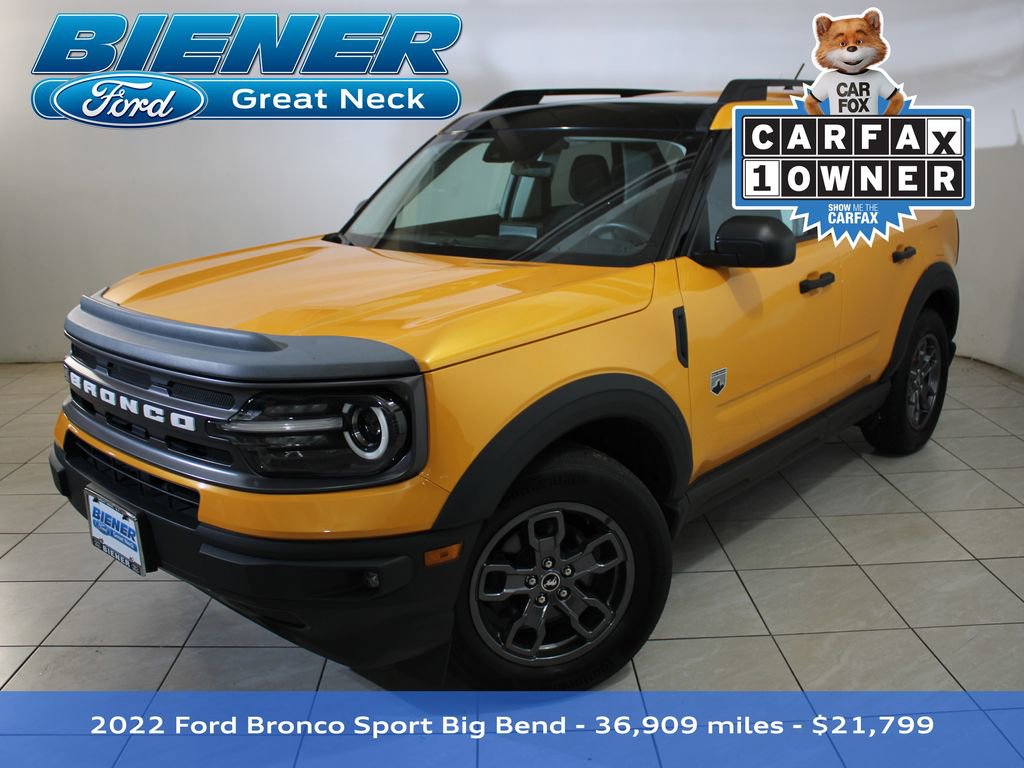 Certified 2022 Ford Bronco Sport Big Bend w/ Convenience Package