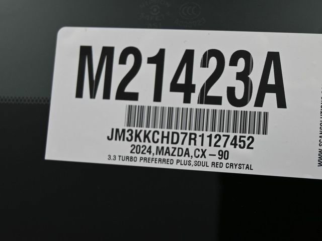 Certified 2024 MAZDA CX-90 3.3 Turbo w/ Preferred Plus image 28