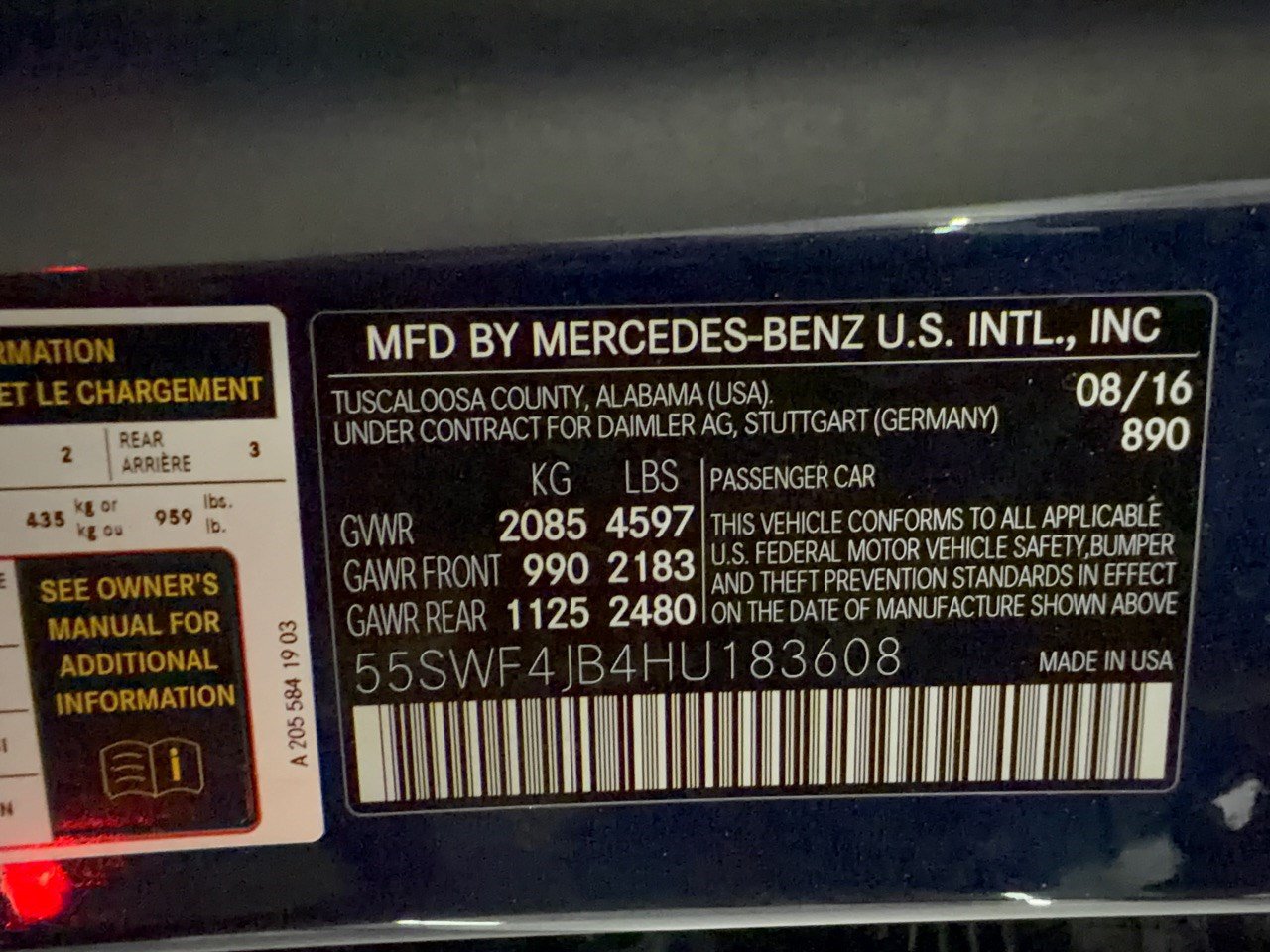 Certified 2017 Mercedes-Benz C 300 Sedan image 32