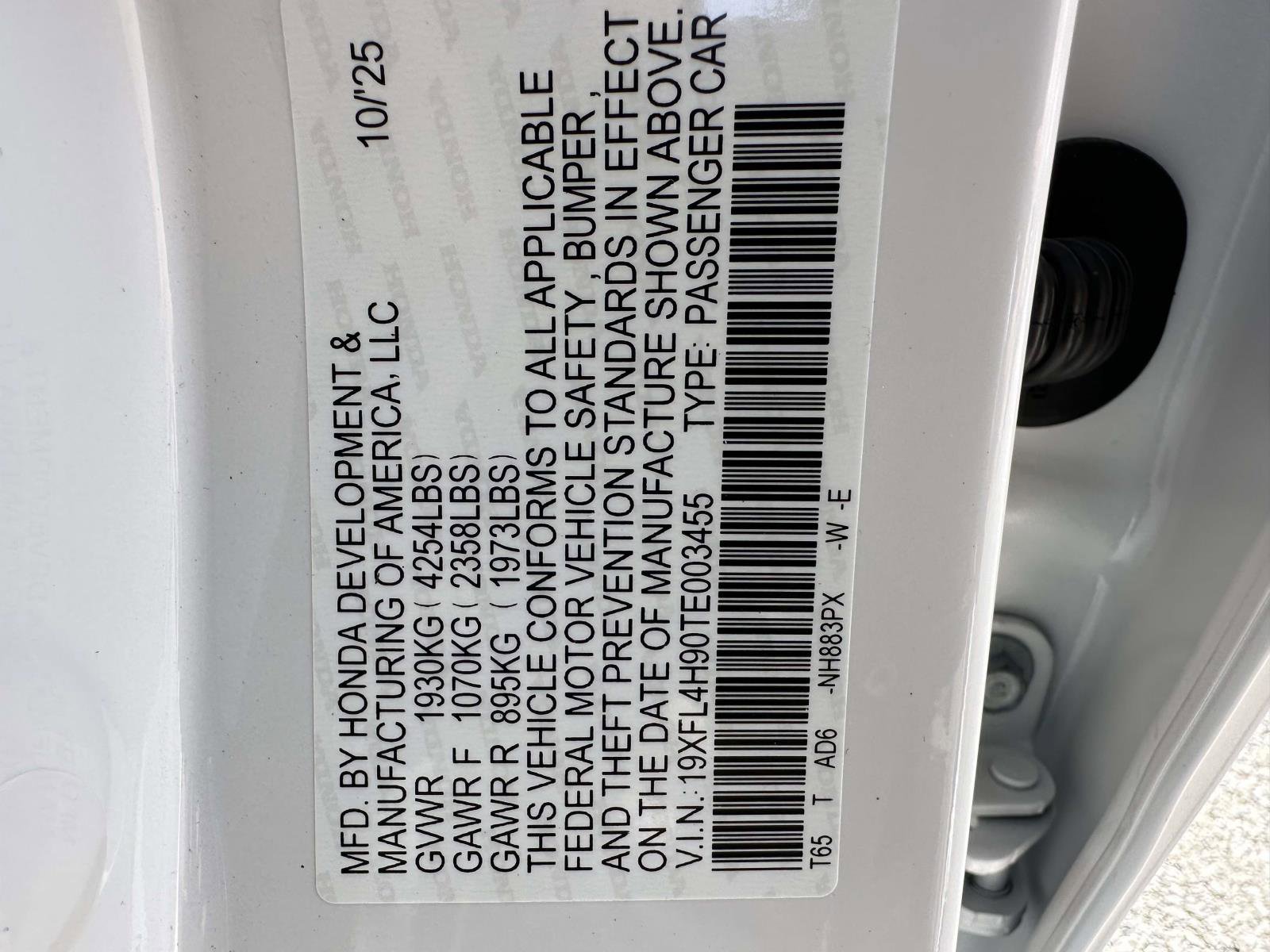 New 2026 Honda Civic Sport Touring image 29