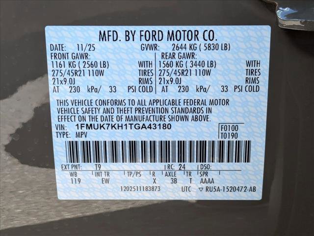 New 2026 Ford Explorer ST-Line w/ ST-Line Street Pack image 17