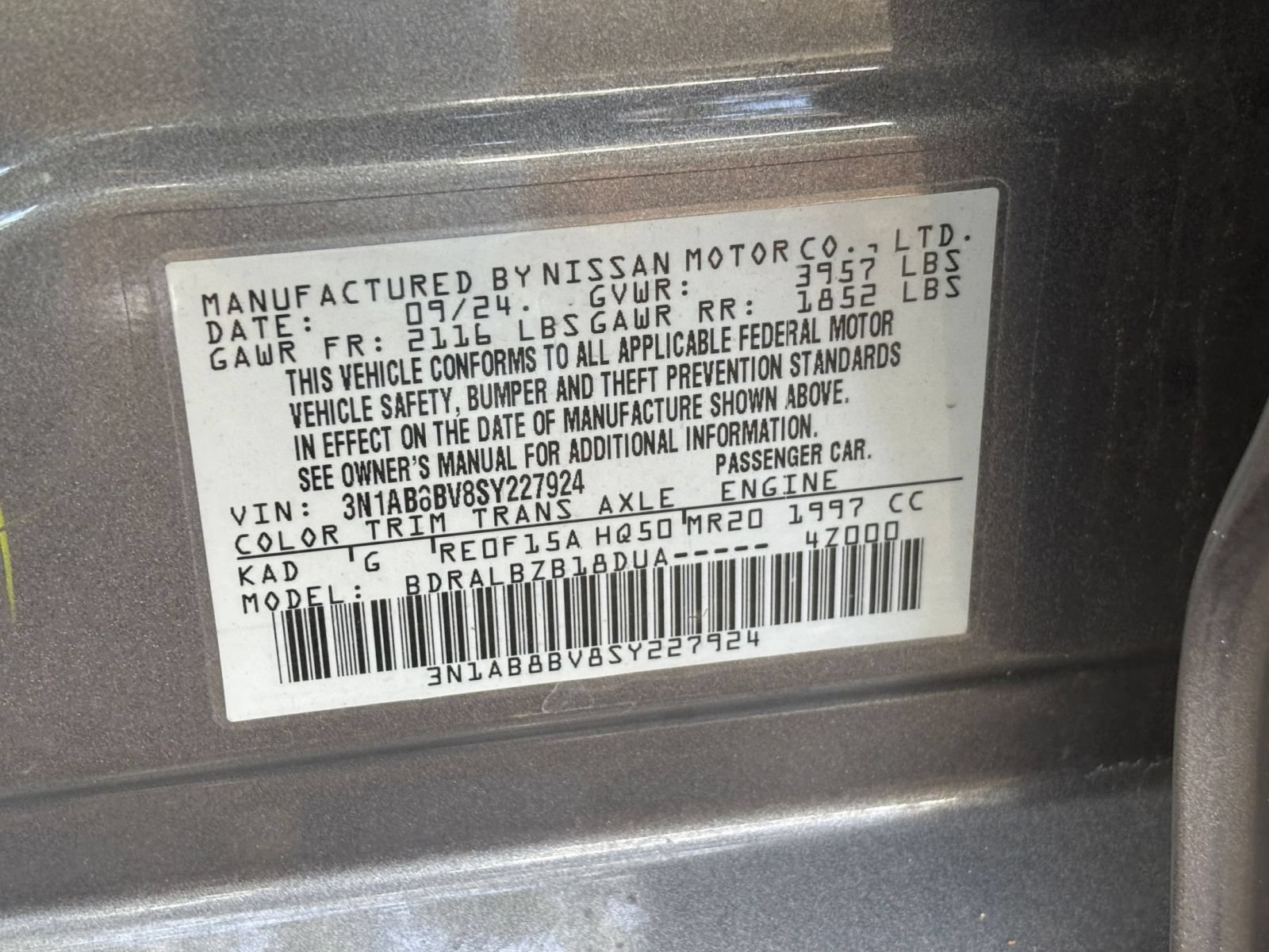 Used 2025 Nissan Sentra S FWD image 27