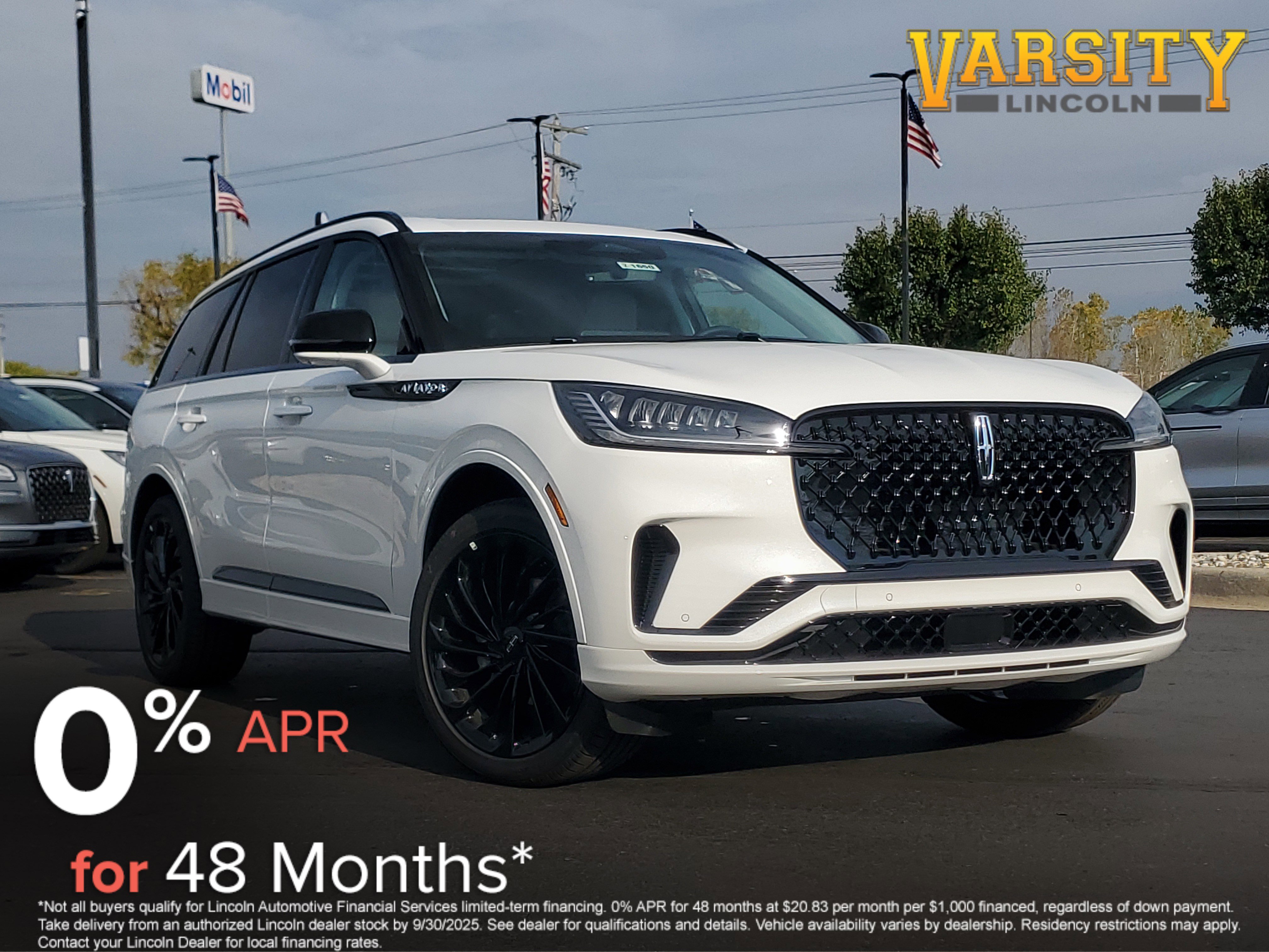 New 2025 Lincoln Aviator Reserve w/ Jet Appearance Package