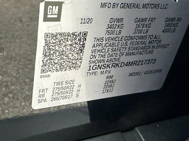 Used 2021 Chevrolet Tahoe RST w/ Luxury Package image 35