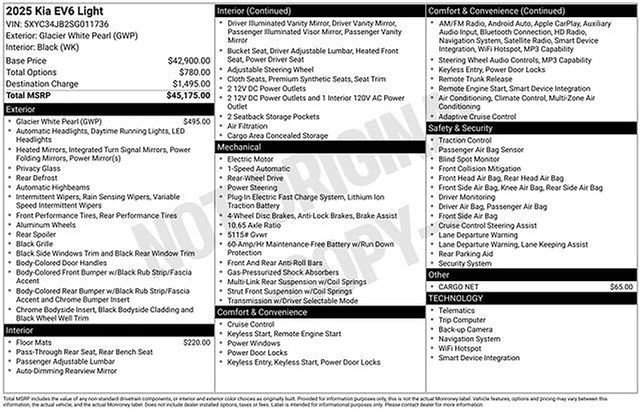 New 2025 Kia EV6 Light image 8