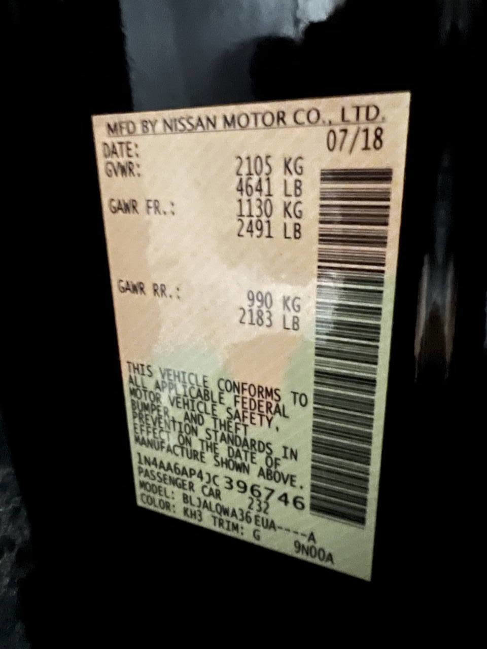 Used 2018 Nissan Maxima 3.5 S image 40