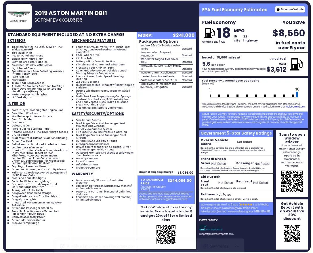 Used 2019 Aston Martin DB11 AMR image 34