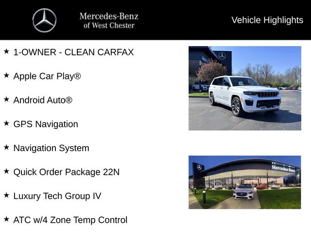 Used 2022 Jeep Grand Cherokee L Overland w/ Luxury Tech Group IV image 5