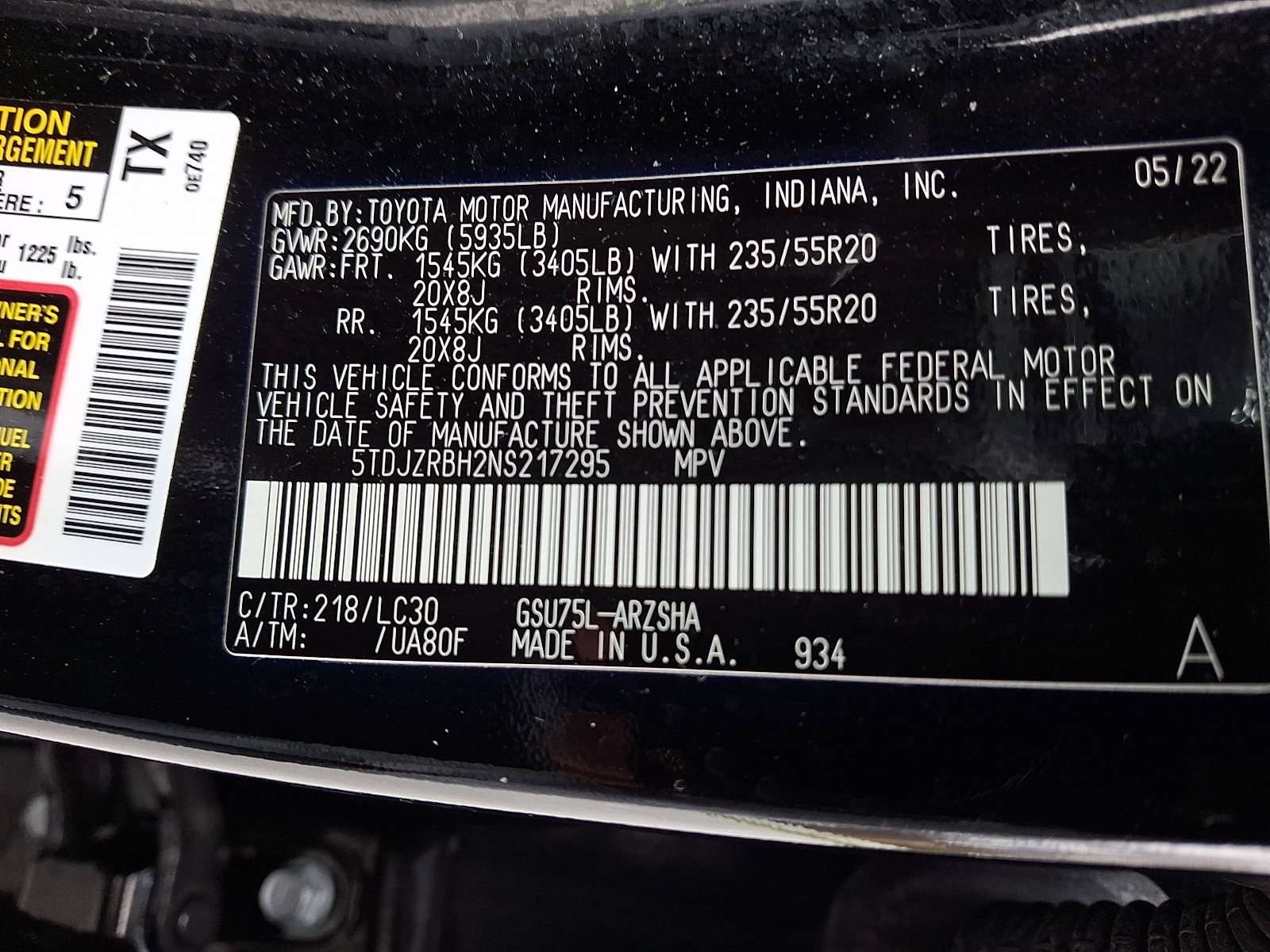 Used 2022 Toyota Highlander XSE image 30