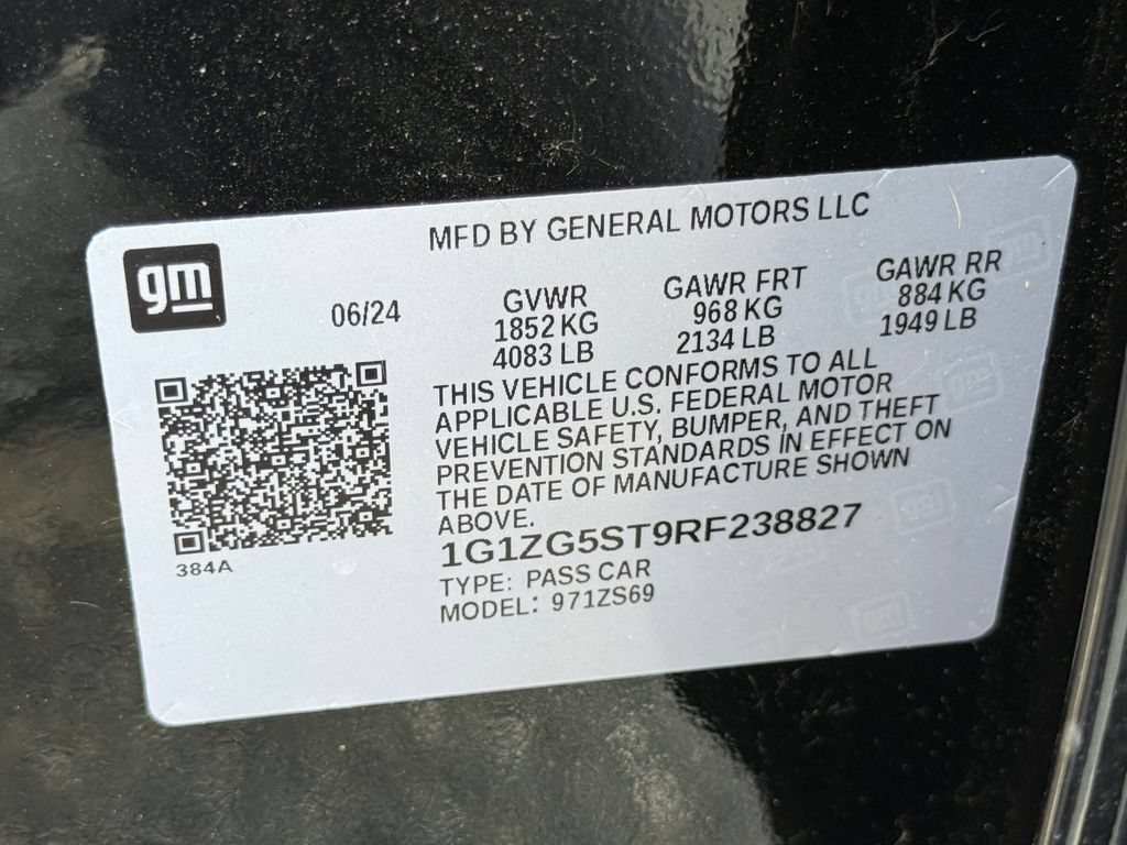 Certified 2024 Chevrolet Malibu RS w/ LPO, Floor Liner Package FWD image 11