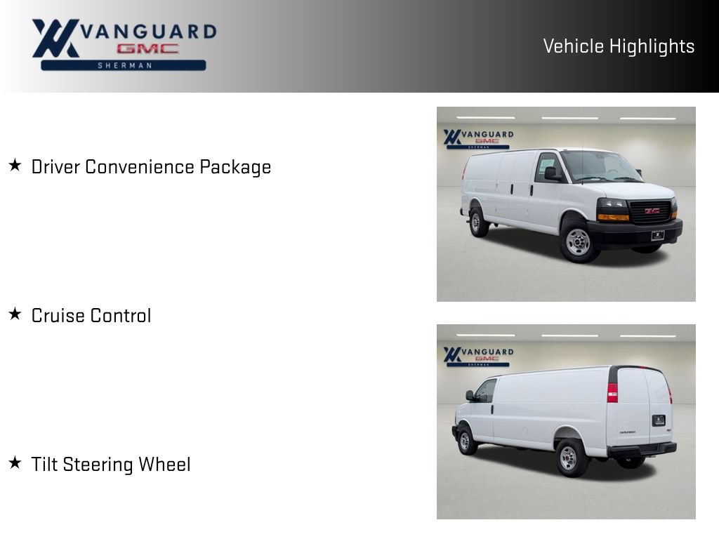 New 2026 GMC Savana 2500 Extended w/ Driver Convenience Package RWD image 10