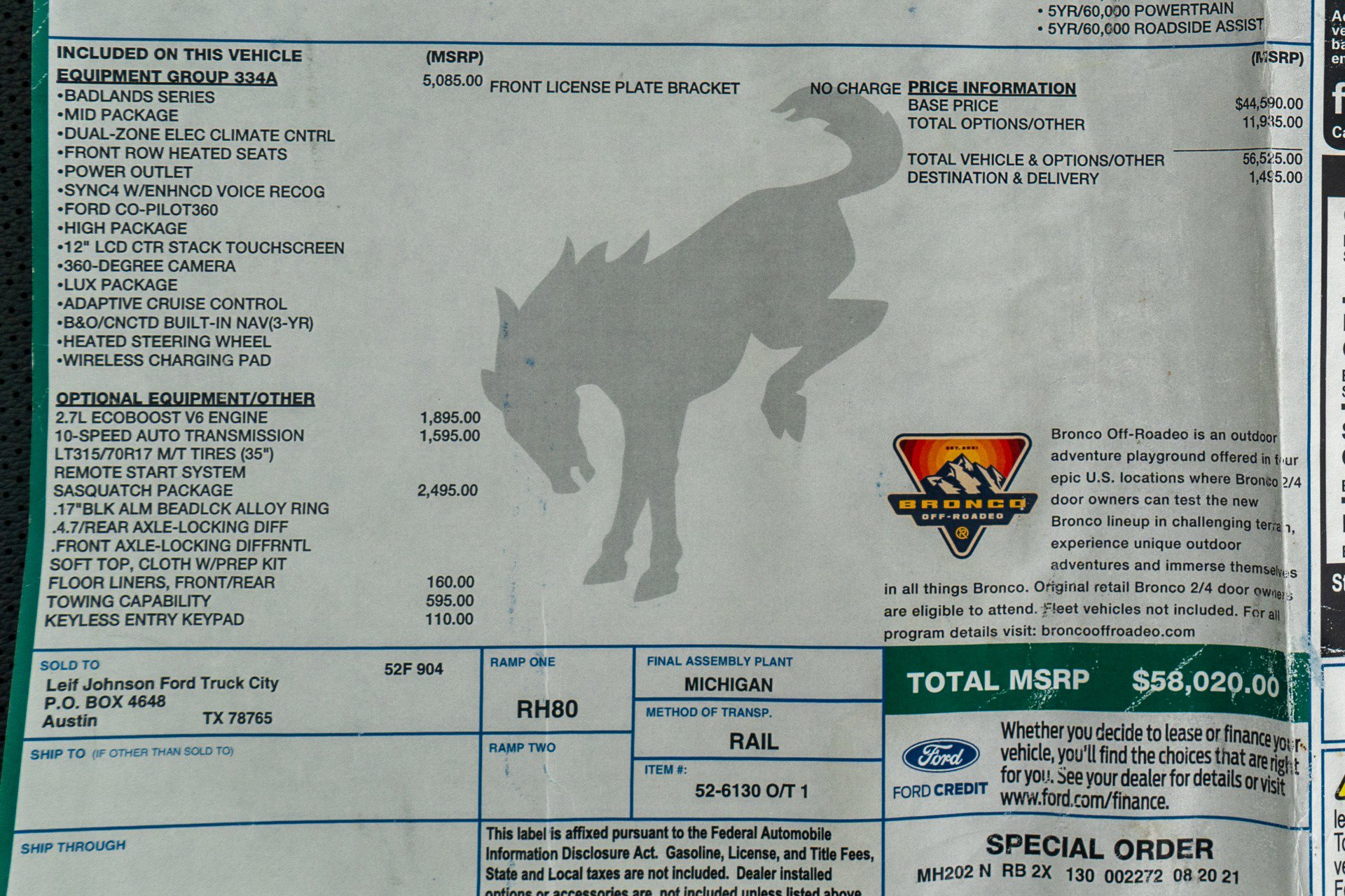 Used 2021 Ford Bronco Badlands image 25