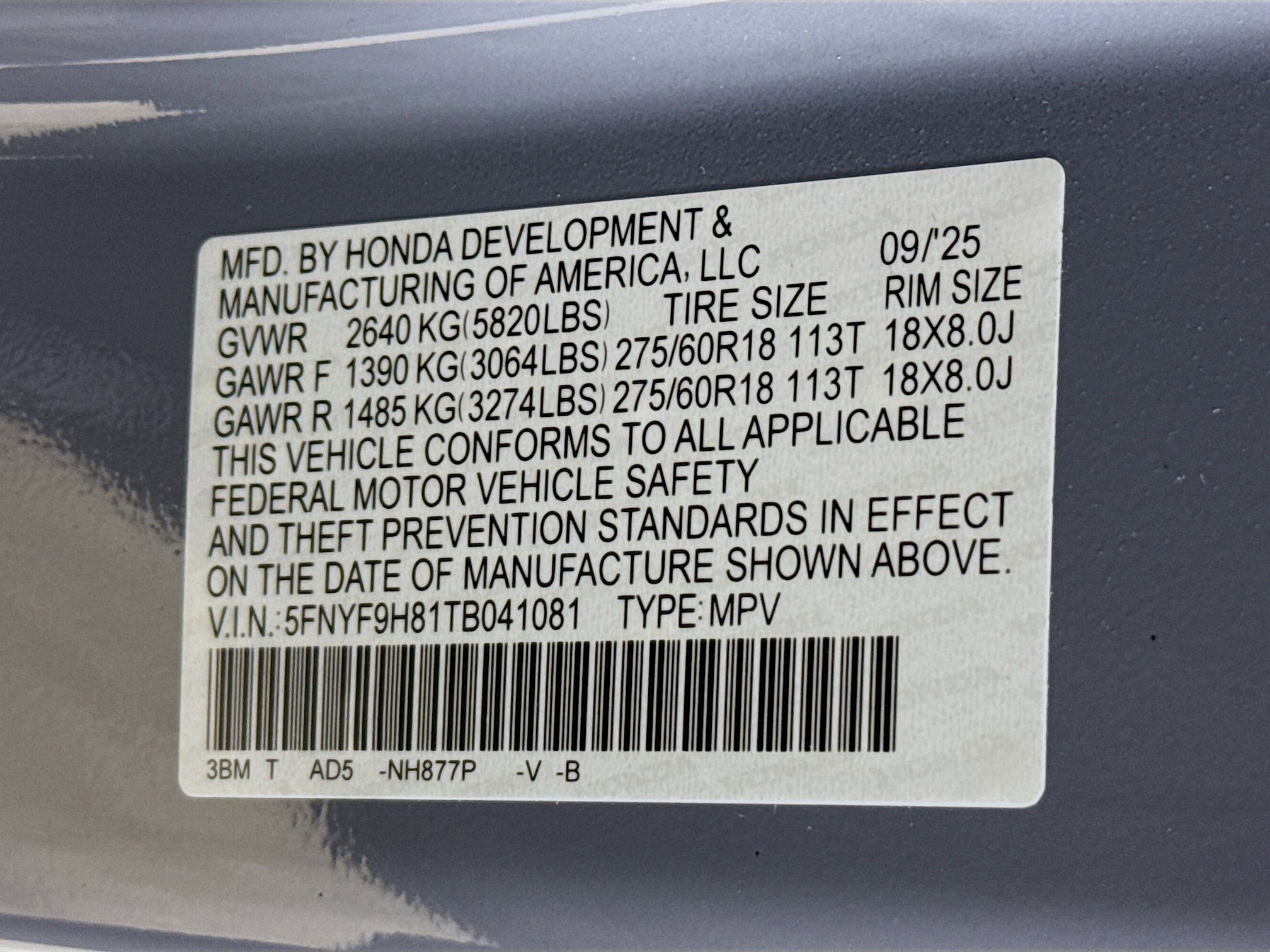 New 2026 Honda Passport TrailSport Elite image 40