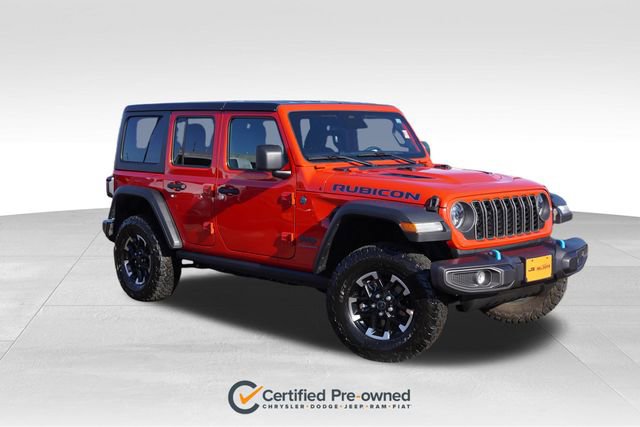 Certified 2025 Jeep Wrangler Unlimited Rubicon 4xe w/ Safety Group image 1