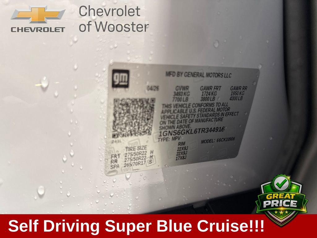 New 2026 Chevrolet Suburban High Country AWD/4WD image 28