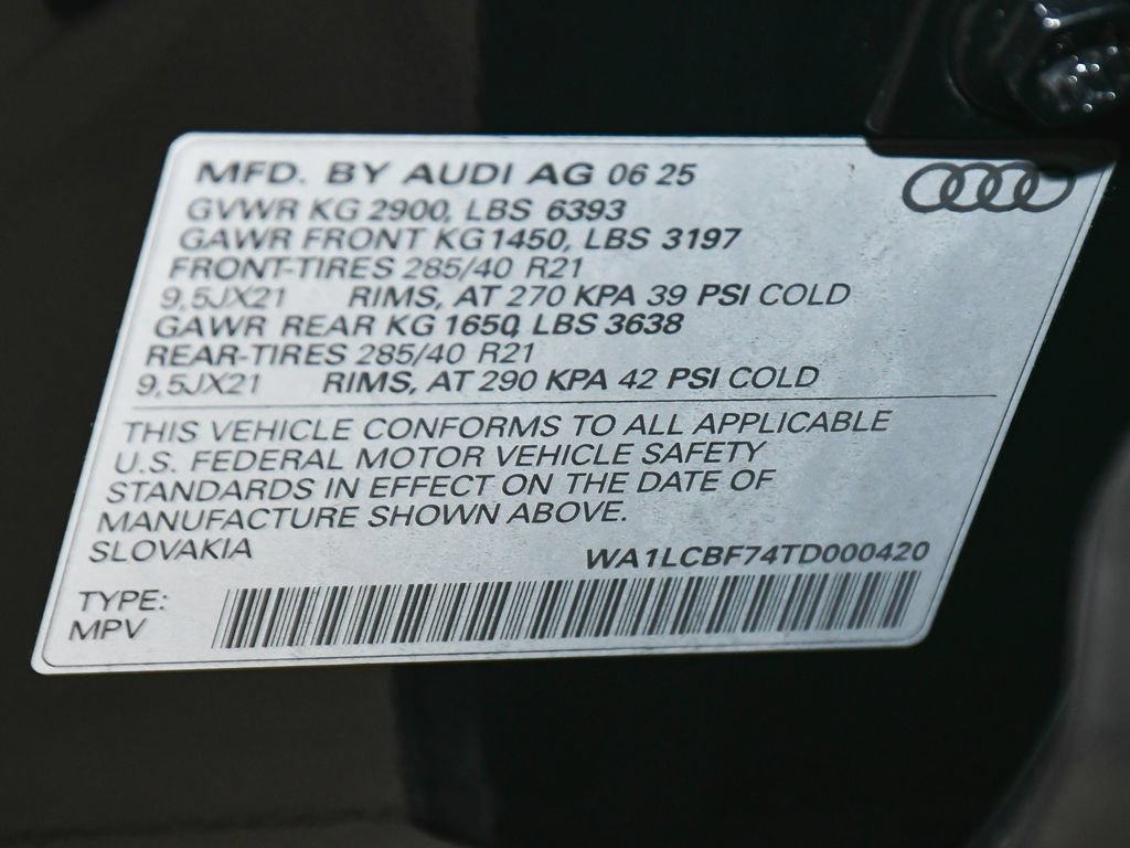 Used 2026 Audi Q7 2.0T Premium Plus w/ Premium Plus Package AWD/4WD image 21