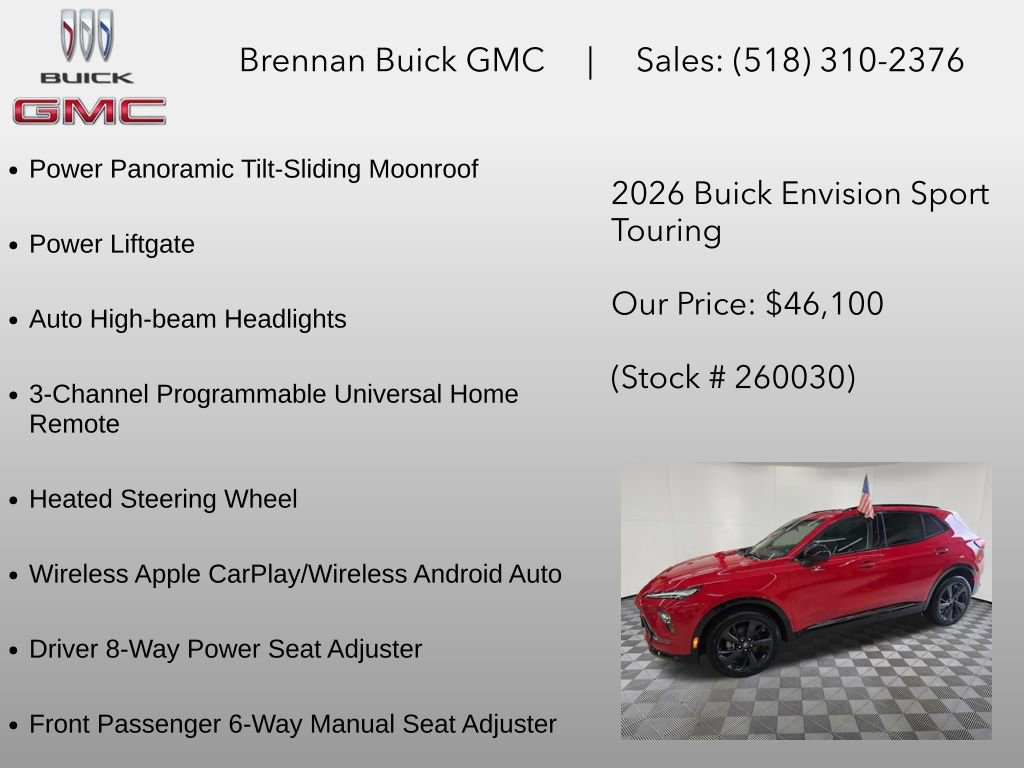 New 2026 Buick Envision Sport Touring AWD/4WD image 18