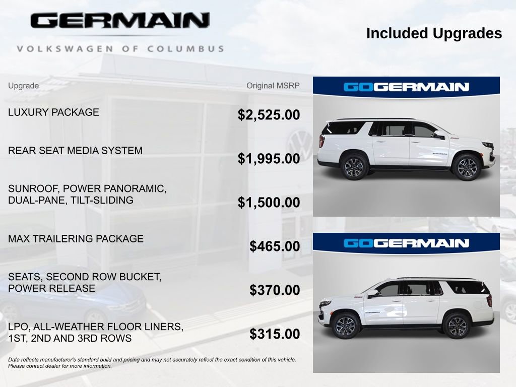 Used 2023 Chevrolet Suburban Z71 w/ Luxury Package AWD/4WD image 10