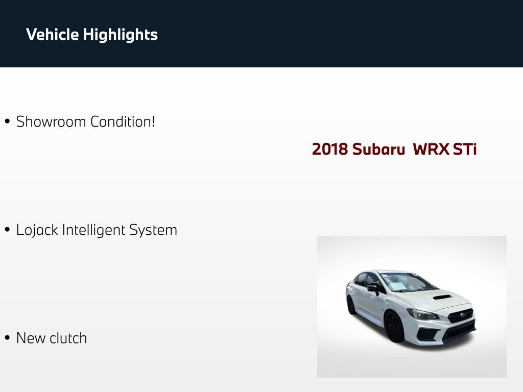 Used 2018 Subaru WRX STI AWD/4WD image 57