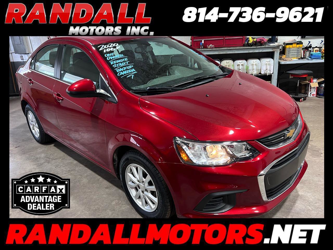 Used 2020 Chevrolet Sonic LT w/ Convenience Package image 1